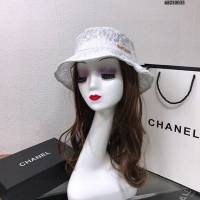 Chanel女士帽子 香奈兒春夏蕾絲漁夫帽遮陽帽 68210035  mm1057