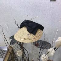 Chanel女士帽子 香奈兒春夏系列蝴蝶結星星空頂帽  mm1102
