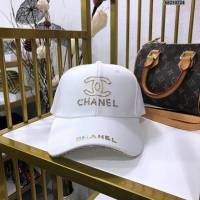 Chanel男女同款帽子 香奈兒貼鑽棒球帽鴨舌帽  mm1107