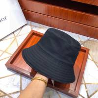 Dior男女同款帽子 迪奧雙面滿印迪奧logo漁夫帽  mm1189