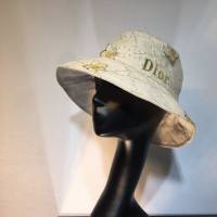 Dior女士帽子 迪奧立體花朵亮片漁夫帽遮陽帽  mm1226