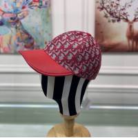 Dior新品女士帽子 迪奧老花拼皮棒球帽鴨舌帽  mm1373