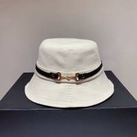 Gucci男女同款帽子 古馳2021春秋新款帆布漁夫帽遮陽帽  mm1387