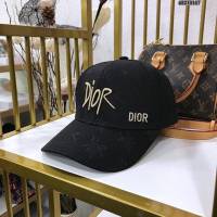 Dior男女同款帽子 迪奧老花字母磨花棒球帽鴨舌帽  mm1418