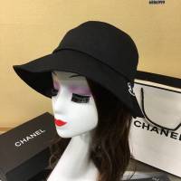 Chanel爆款女士帽子 香奈兒2021新款錯邊柔軟漁夫帽  mm1428