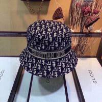 Dior新品女士帽子 迪奧動物新款織帶漁夫帽  mm1432