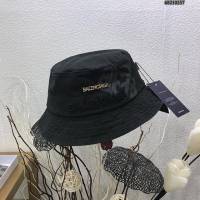 Balenciaga男女同款帽子 巴黎世家2021新款長標簡約風漁夫帽遮陽帽  mm1436