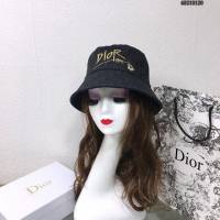 Dior新品女士帽子 迪奧老花漁夫帽遮陽帽  mm1447