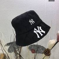 NY男女同款帽子 MLB做舊刺繡漁夫帽遮陽帽  mm1449