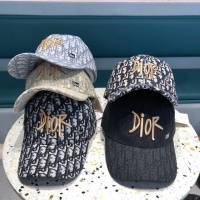 Dior男女同款帽子 迪奧2021春夏新款刺繡棒球帽鴨舌帽  mm1549