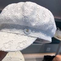 Chanel新品女士帽子 香奈兒蕾絲軍帽八角帽  mm1563
