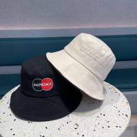 Balenciaga男女同款帽子 巴黎世家2021新款簡約風漁夫帽  mm1572