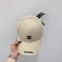 Chanel男女同款帽子 香奈兒刺繡心機小破邊棒球帽鴨舌帽  mm1593