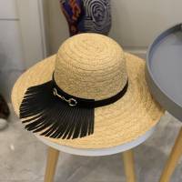 Gucci新品女帽子 古馳植草遮陽帽度假風太陽帽  mm1645