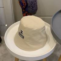 Chanel新品女士帽子 香奈兒不對稱簡約漁夫帽遮陽帽  mm1686