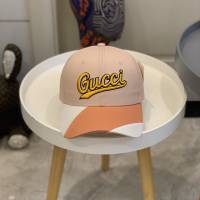 Gucci爆款男士帽子 古馳拼接經典棒球帽鴨舌帽  mm1706