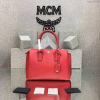 MCM女包 原單 新款 milla小號 MCM單肩斜跨包 專櫃對版 進口頭層牛紋牛皮 MCM女手提包 手拎包  mdmc1194