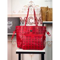 MCM女包 原單 6018 MCMLIZ VLSETOS系列 雙面可用 MCM女購物袋 MCM女手提包 單肩包  mdmc1255