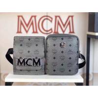 MCM腰包 原單新品 1058 Stark Modular腰包 標誌性Visetos印花塗層 扁平手拿包 拉鏈手包 可組成或單獨使用 MCM斜背包  mdmc1394
