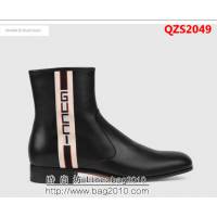 GUCCI古馳 最新款 高端時尚潮流休閒 牛皮女士短靴 QZS2049