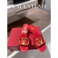Valentino專櫃原版華倫天奴春夏新款女士拖鞋高跟涼拖鞋 dx2950