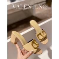 Valentino專櫃原版華倫天奴春夏新款女士拖鞋高跟涼拖鞋 dx2952