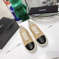 Chanel低幫運動板鞋 香奈兒最新爆炸新品電繡菱格餅乾鞋 dx3198