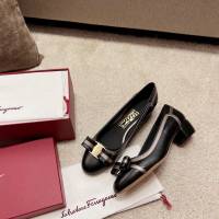 Ferragamo專櫃款女鞋 菲拉格慕高品質新版蝴蝶結VARA單鞋 dx3612