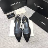 Chanel女鞋 香奈兒2020春夏新款 Chanel秀氣尖頭高跟涼鞋  naq1130