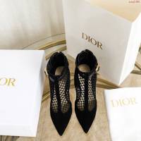 DIOR女鞋 迪奧2021專櫃新款性感網靴 Dior網狀高幫靴涼鞋  naq1385