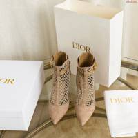 DIOR女鞋 迪奧2021專櫃新款性感網靴 Dior網狀高幫靴涼鞋  naq1386