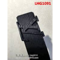 路易威登LV 香港專櫃新款 水波紋扣頭皮帶 專櫃同步 LHG1091