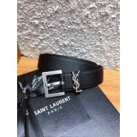 Saint Laurent女士皮帶 聖羅蘭2020新款YSL古金原版開模金扣腰帶  jjp1250