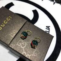 GUCCi飾品 古馳專櫃同步新款 鍍鈀復古金屬耳釘 Gucci耳環  zgbq1122
