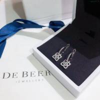 Bvlgari飾品 寶格麗戴比爾斯DE BEERS新款方鑽耳釘 耳環  zgbq3178