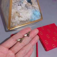 Dior飾品 迪奧經典熱銷款復古做舊蜜蜂心形耳釘耳環  zgd1062