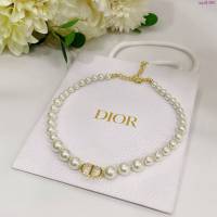 Dior飾品 迪奧經典推薦款jadior珍珠項鏈 Dior頸鏈  zgd1065