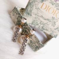 Dior飾品 迪奧經典熱銷款JADIOR系列 星星字母 大小球耳釘  zgd1090