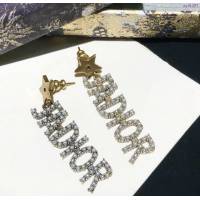Dior飾品 迪奧經典熱銷款JAdior字母鑽珍珠耳釘  zgd1297