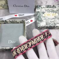 Dior飾品 迪奧經典熱銷款編織伸縮流蘇手繩手環  zgd1326