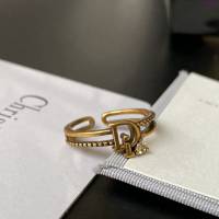 Dior飾品 迪奧經典熱銷新款開口戒指指環  zgd1328