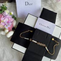 Dior飾品 迪奧經典熱銷火爆款項鏈字母鑽女士項鏈  zgd1348