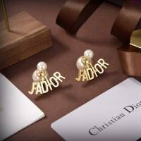 Dior飾品 2021新款DIOR迪奧字母耳釘耳環  zgd1400