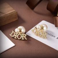 Dior飾品 2021新款DIOR迪奧字母耳釘耳環  zgd1401