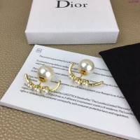 Dior飾品 迪奧經典熱銷款大小珠耳釘耳環  zgd1448