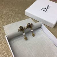 Dior飾品 迪奧經典熱銷款jadior字母星星珍珠長款耳環耳釘  zgd1489