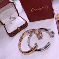 Cartier飾品 卡地亞爆款手鐲 Cartier豹子手鐲 男女同款  zgk1244