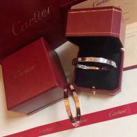 Cartier首飾品 卡地亞高端925純銀 時尚經典Cartier手鐲  zgk1320
