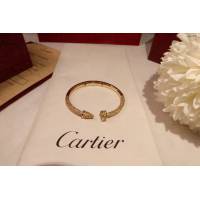 Cartier首飾 卡地亞帶鑽釘子手鐲  zgk1346