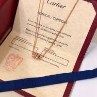 Cartier首飾 卡地亞最新款項鏈 原單品質 網紅同款 三環雙鏈項鏈  zgk1378